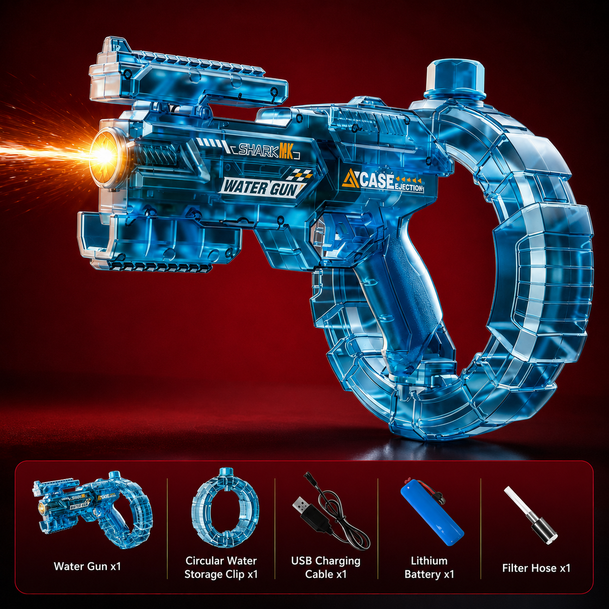 Pistola de agua eléctrica de edición especial